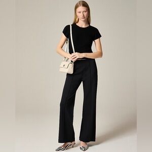 J. Crew Wide-Leg Pant in Stretch Ponte